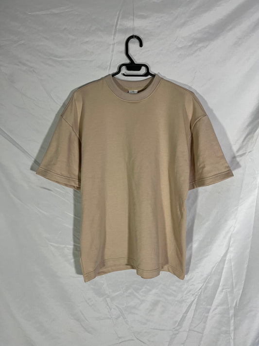 Camiseta Oversize Premium 260 g – Manga Corta (beige)