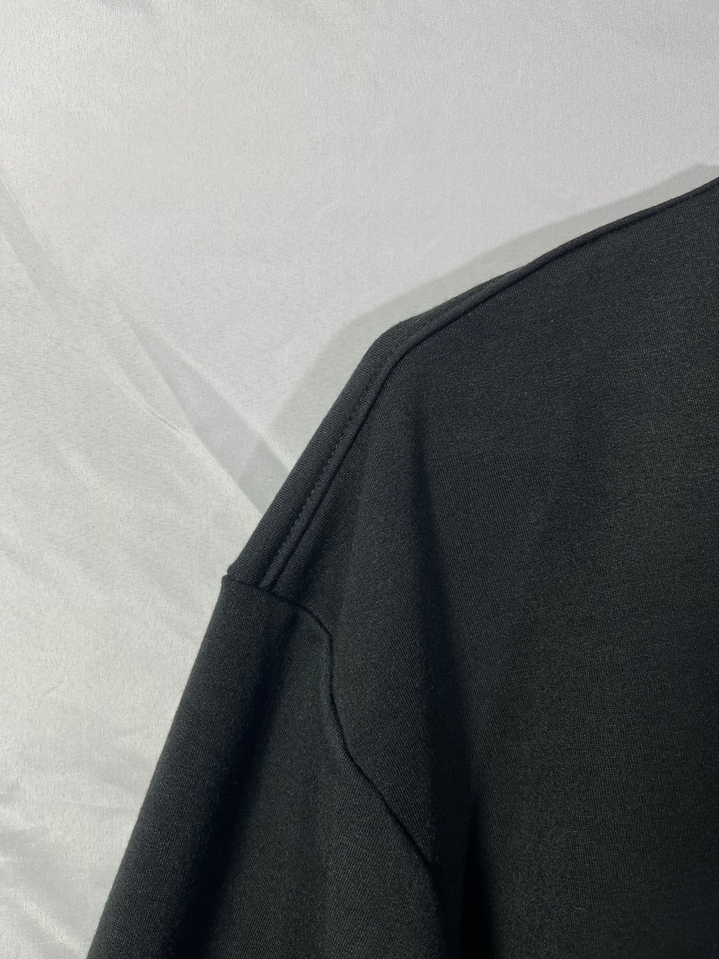 Camiseta Oversize Premium Manga Corta (negra) – Burda 260 g