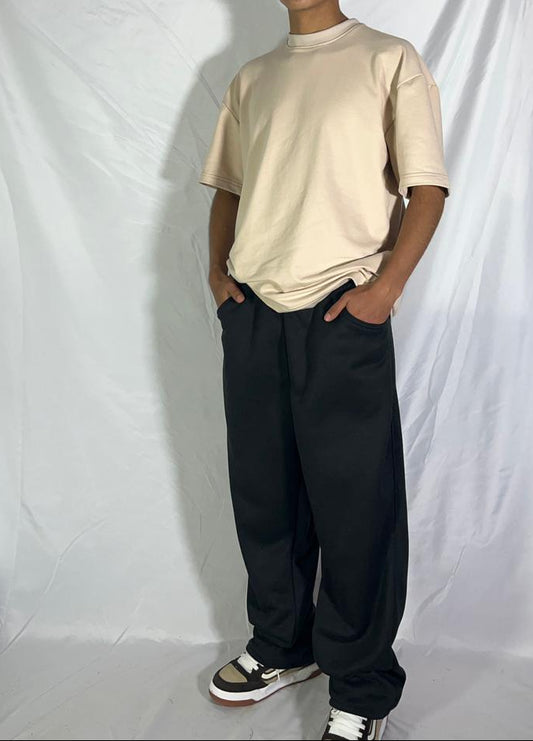 Pantalón Negro Street Perchado